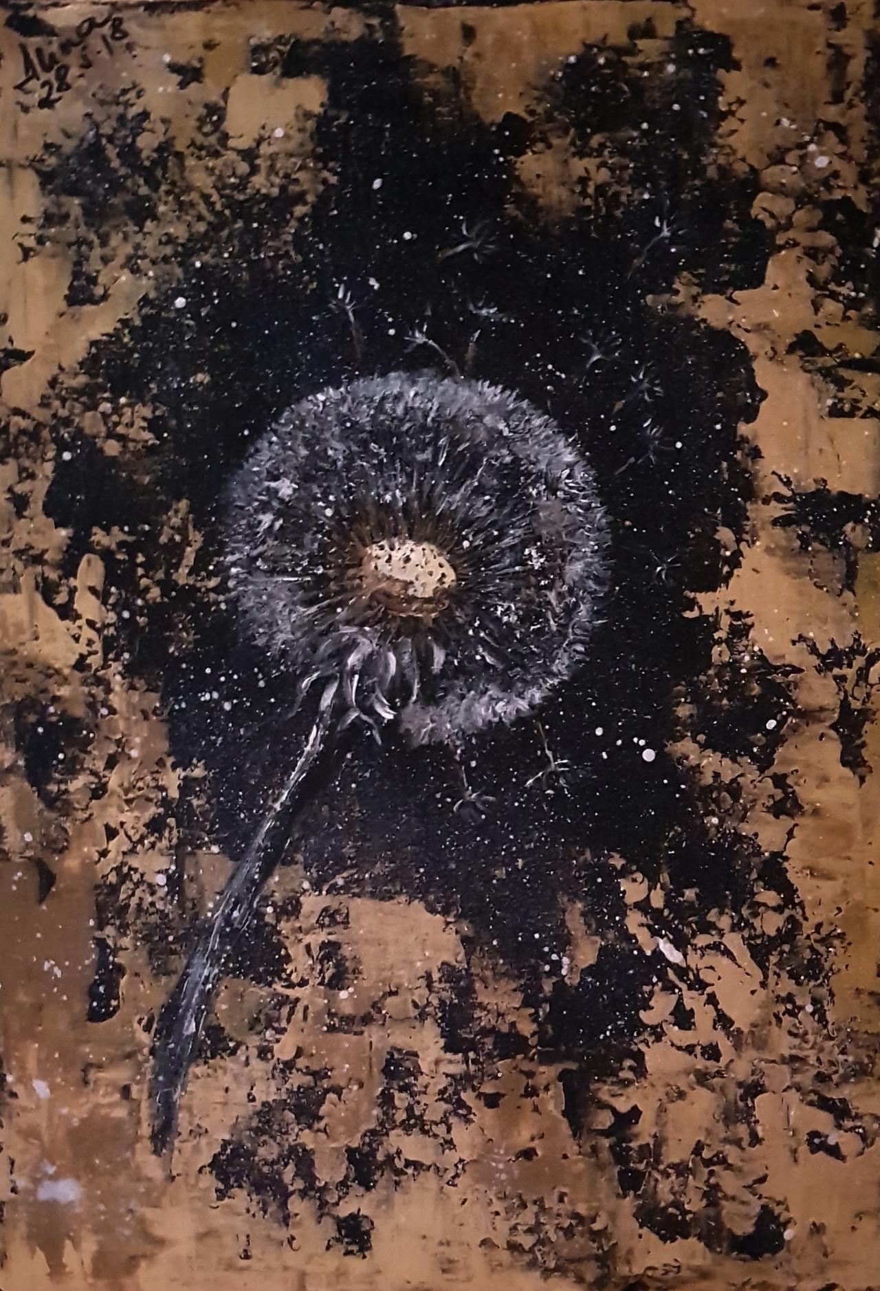 ArteDiAlina.com painting: make a wish